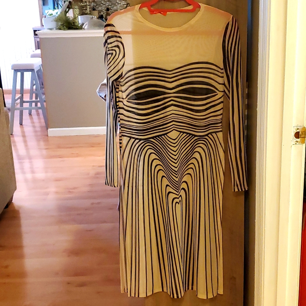 Sexy print sheer top - fits most